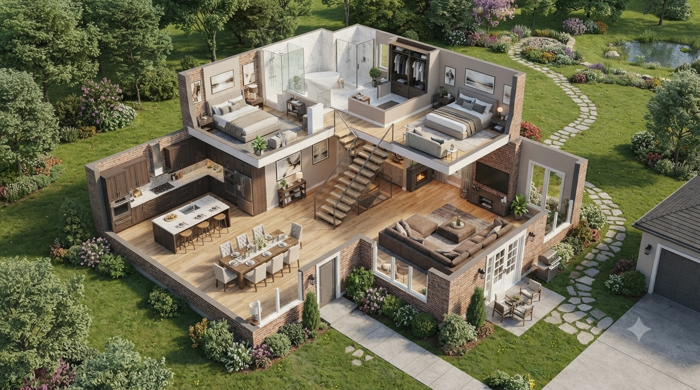 3D floor plan visualization by Eyeview3D